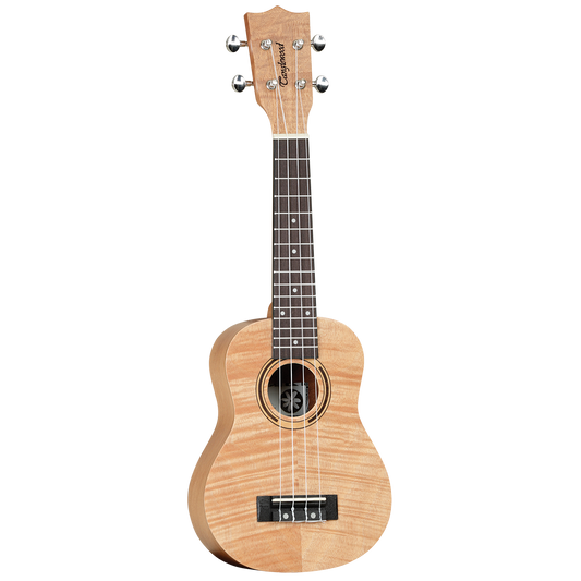 Tanglewood TWT5B Tiare Soprano Ukulele All Flame Mahogany with Bag