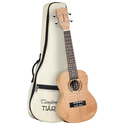 Tanglewood TWT6B Tiare Concert Ukulele All Flame Mahogany with Bag