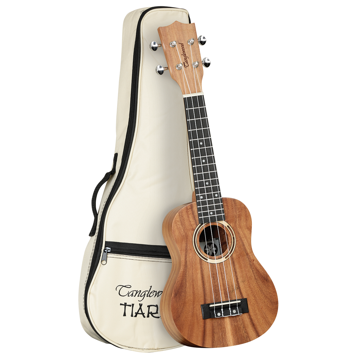 Tanglewood TWT7B Tiare Soprano Ukulele All Koa with Bag