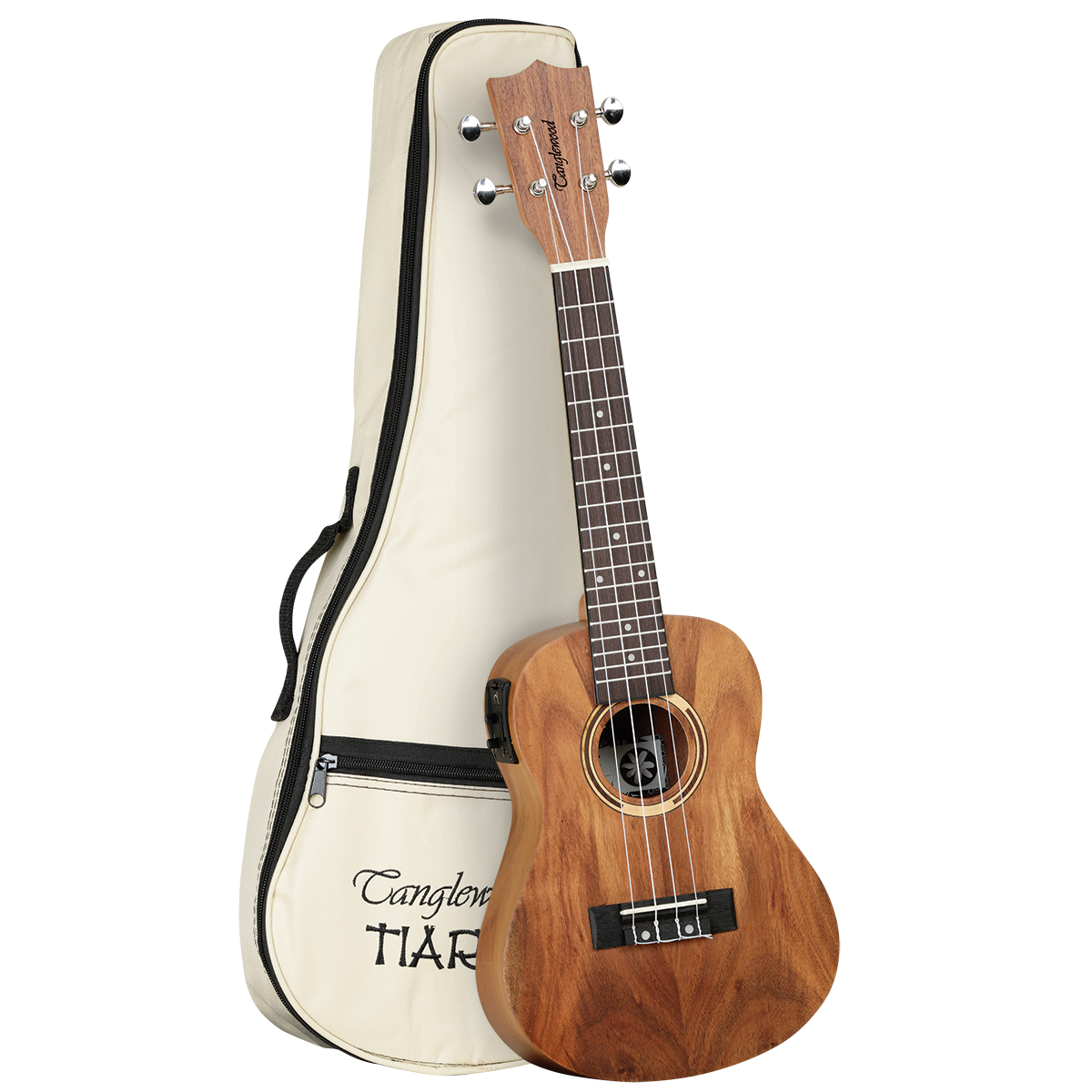 Tanglewood TWT8E Tiare Concert Ukulele w/ Pickup All Koa with Bag