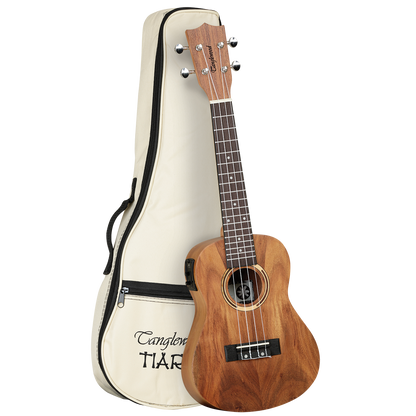 Tanglewood TWT8E Tiare Concert Ukulele w/ Pickup All Koa with Bag