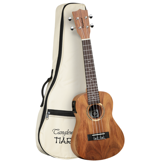 Tanglewood TWT8E Tiare Concert Ukulele w/ Pickup All Koa with Bag