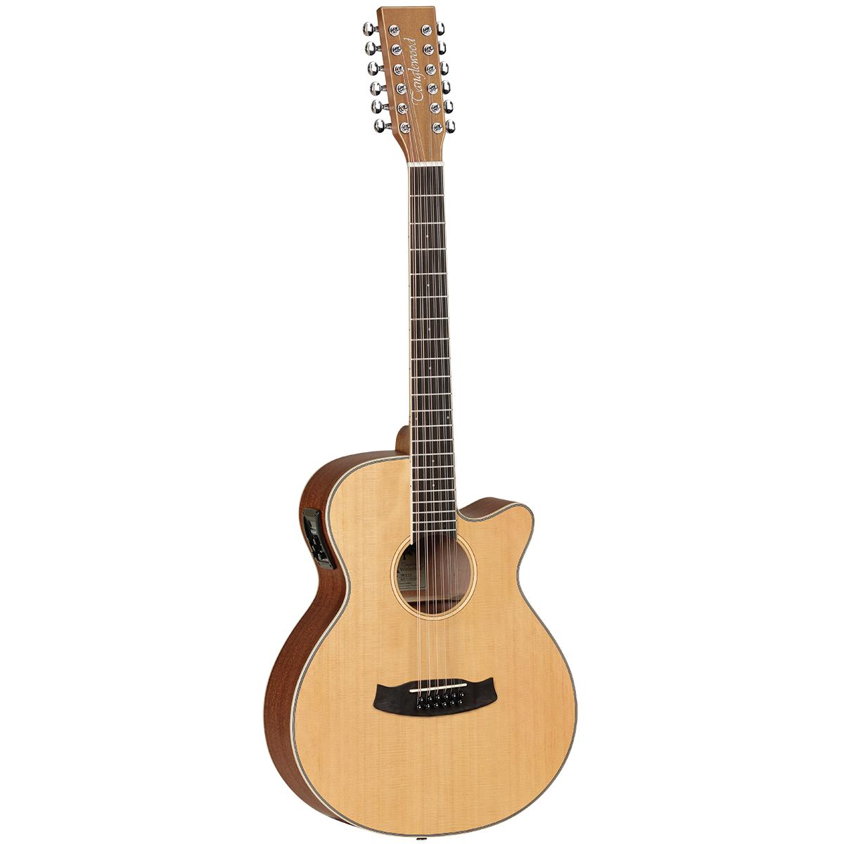 TANGLEWOOD WINTER LEAF 12 STRING SUPERFOLK C/E