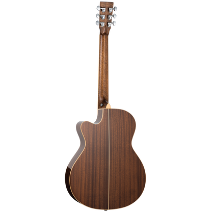 Tanglewood TW45RE Sundance Reserve All Solid Superfolk C/E Natural Cedar Top with Case