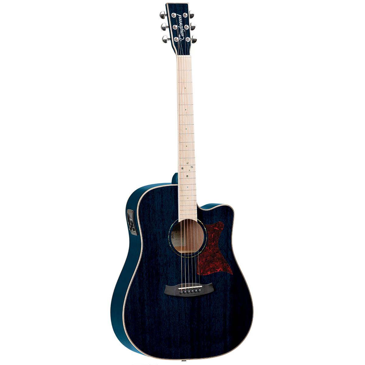 Tanglewood TW5BLA Winterleaf Bondi Blue Gloss Dread CE#TW5EBLA Blue