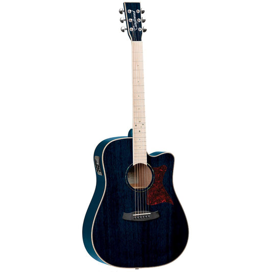 Tanglewood TW5BLA Winterleaf Bondi Blue Gloss Dread CE#TW5EBLA Blue