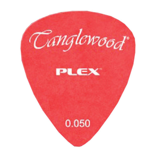 Tanglewood TWPP1 Plex Picks Pack of 12 .050 Red