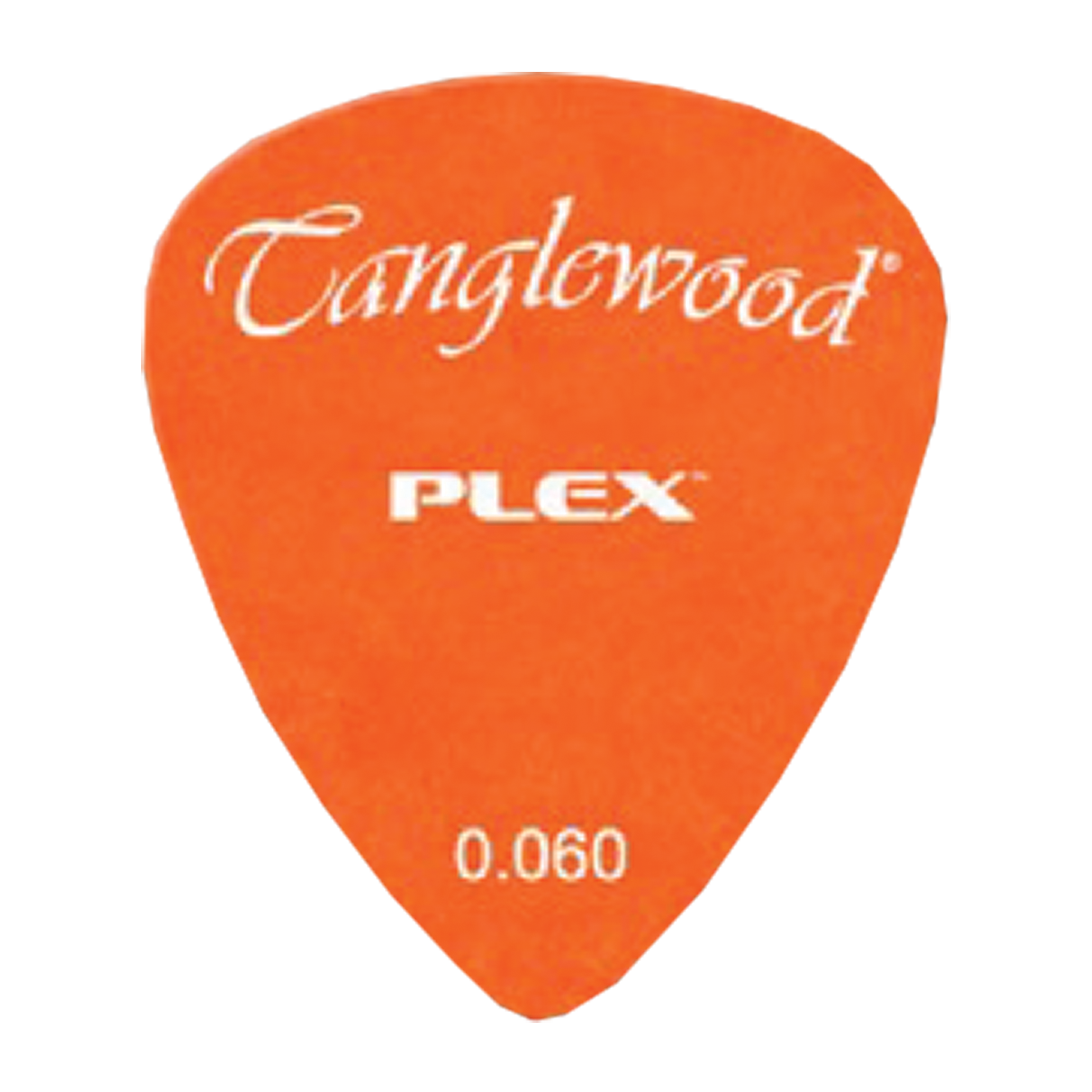 Tanglewood TWPP2 Plex Picks Pack of 12 .060 Orange