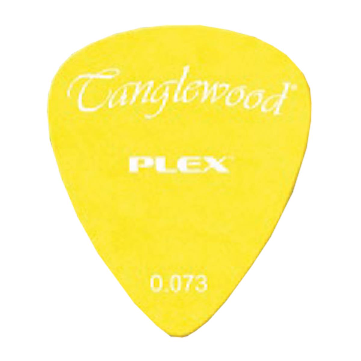 Tanglewood TWPP3 Plex Picks Pack of 12 .073 Yellow