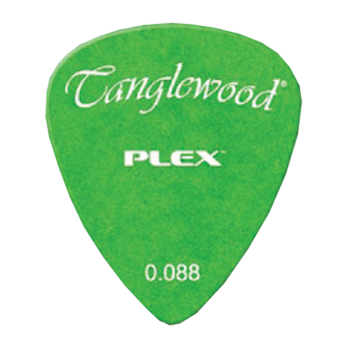 Tanglewood TWPP4 Plex Picks Pack of 12 .088 Green