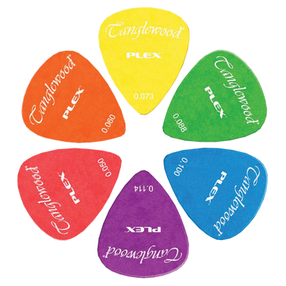 Tanglewood TWPP5 Plex Picks Pack of 12 .100 Blue