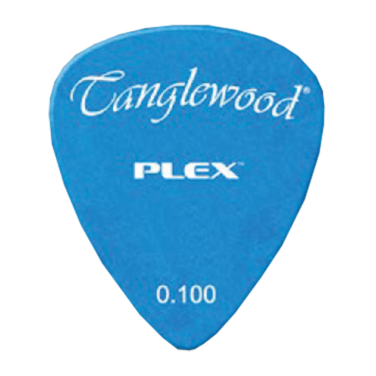 Tanglewood TWPP5 Plex Picks Pack of 12 .100 Blue