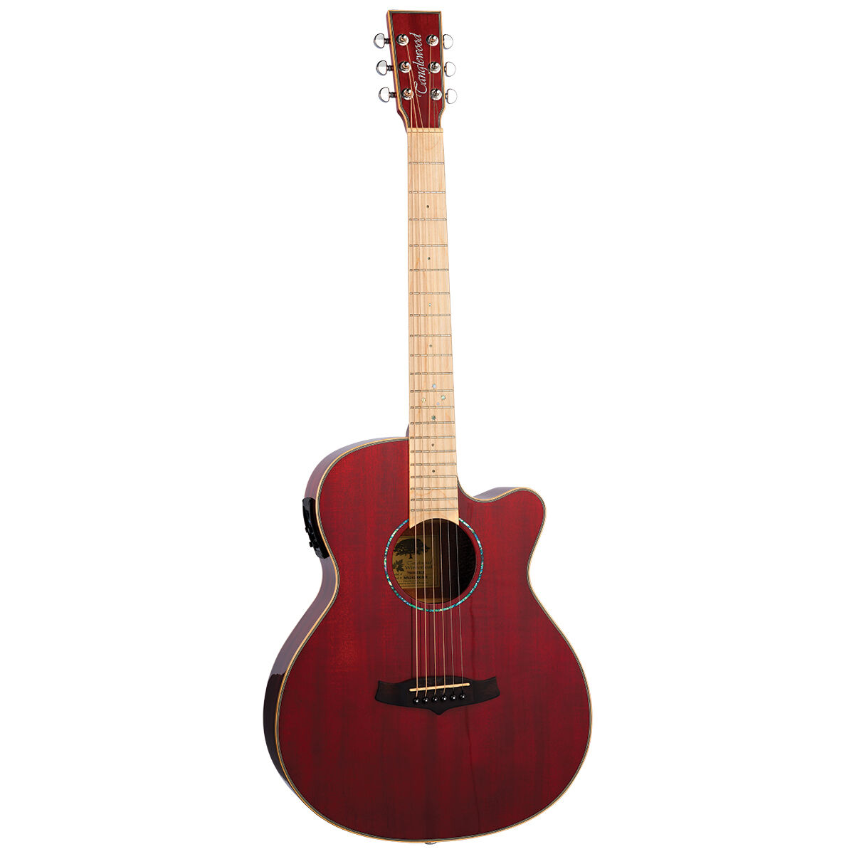 Tanglewood Winterleaf Pro Blonde Superfolk C/E Barossa Red Gloss [TWPRO4-CE-BLB]