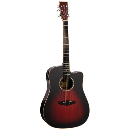Tanglewood Winterleaf Pro Dreadnought C/E Antique Vintage Burst Gloss [TWPRO5-CE-AVB]