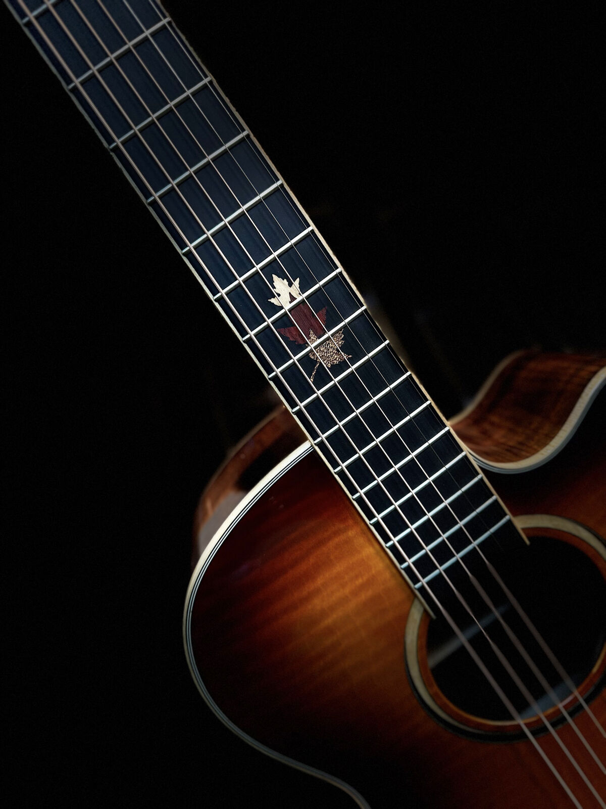 Tanglewood Winterleaf Exotic Superfolk Solid Top C/E Guitar with Sunburst Flame Maple [TWX4-CE-FM]