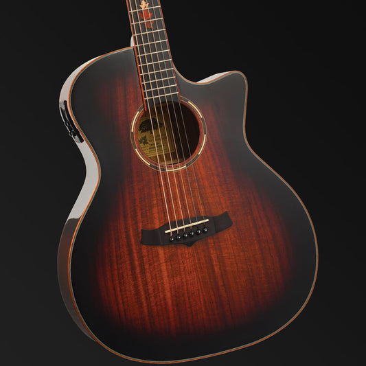 Tanglewood Winterleaf Pro Exotic Grand Auditorium Venetian C/E Koa [TWX6-CE-K]