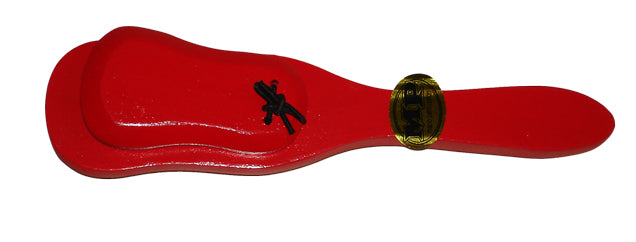 08 INCH HANDLE CASTANETS SINGLE WOOD RED