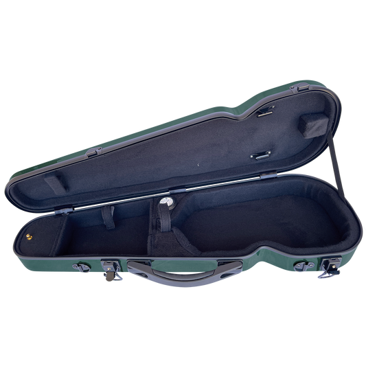 VIVO Shaped Case Jade Green - for 1/2 Violin / 12" Viola