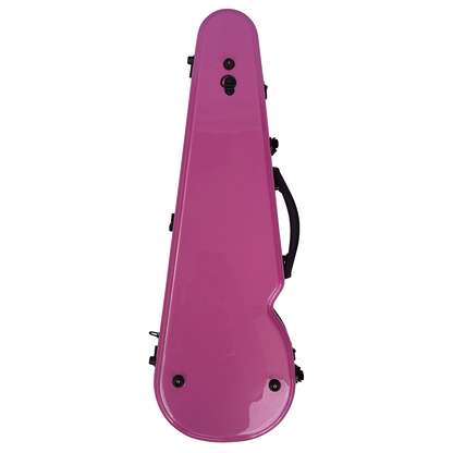VIVO Shaped Case Textured Pink - for 1/2 Violin / 12" Viola