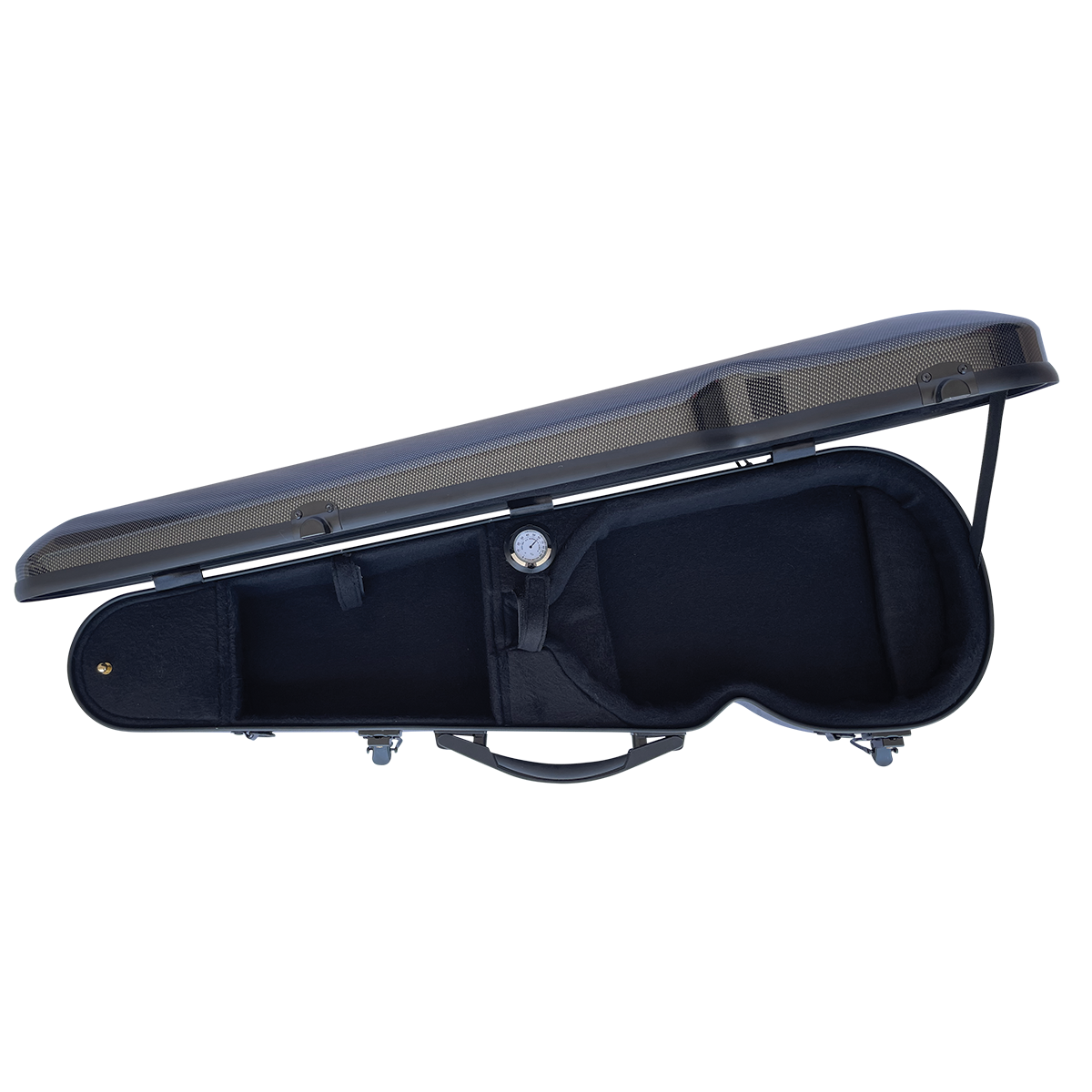 VIVO Shaped Case Black Stripe - for 3/4 Violin / 13" Viola