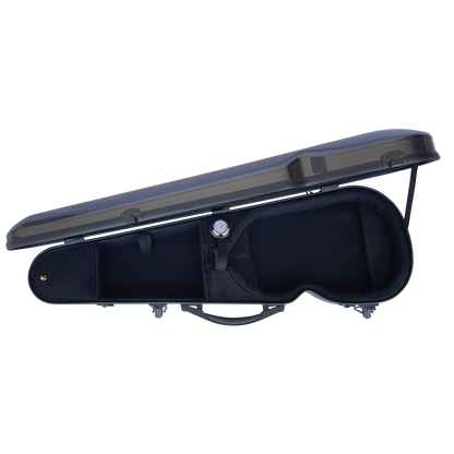 VIVO Shaped Case Black Stripe - for 3/4 Violin / 13" Viola