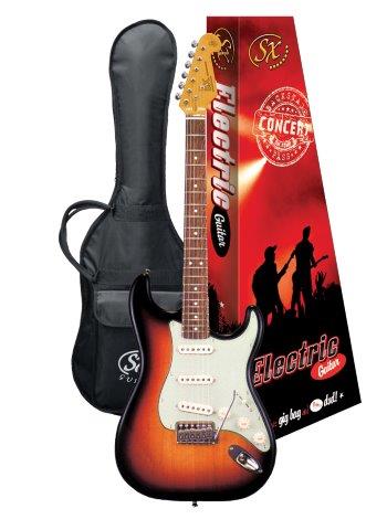 SC STYLE GTR SSS 3 TONE SUNBURST W/BAG & DVD