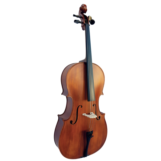 Vivo Student 3/4 Cello Outfit with Bag - Setup