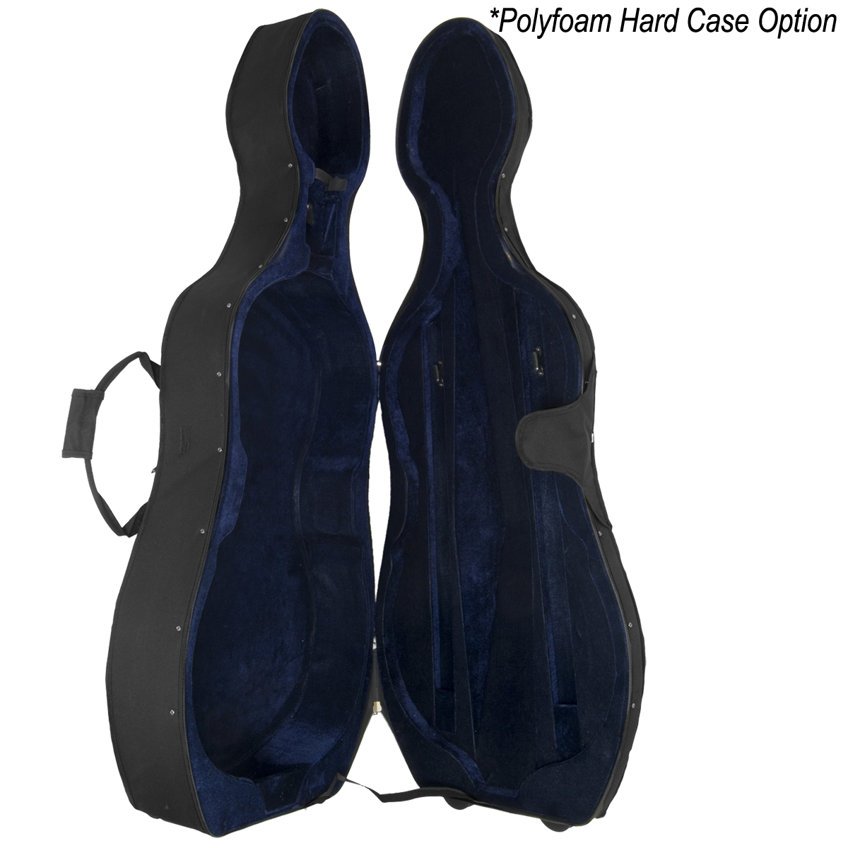 Vivo Student 4/4 Cello Outfit with Bag - Setup