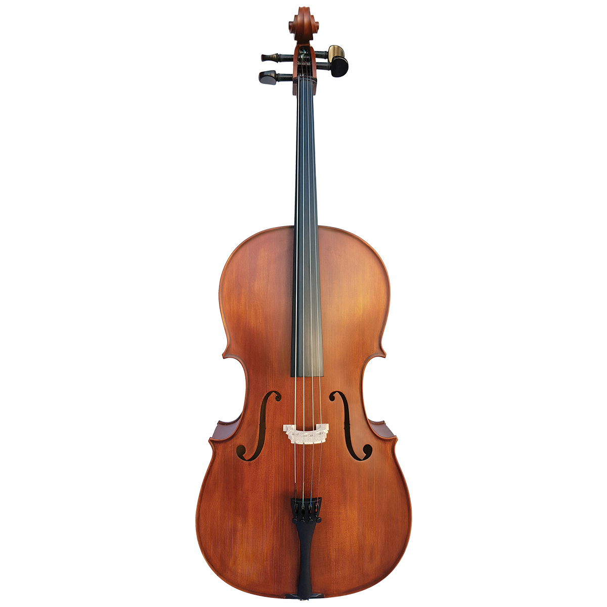 Vivo Student 4/4 Cello Outfit with Bag - Setup