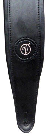 Vorson Padded Black Leather Guitar Strap Look Awesome with Vorson!