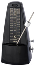 METRONOME PYRAMID PLASTIC KEY WOUND BLACK