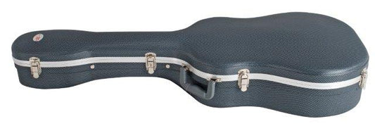 WESTERN/12STR GTR CASE DLX HEAVY DUTY ABS - LIGHT GREY