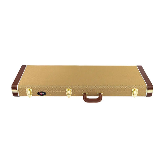 Xtreme XC610Y Electric Guitar Case | Strat | Tele | Yellow Tweed