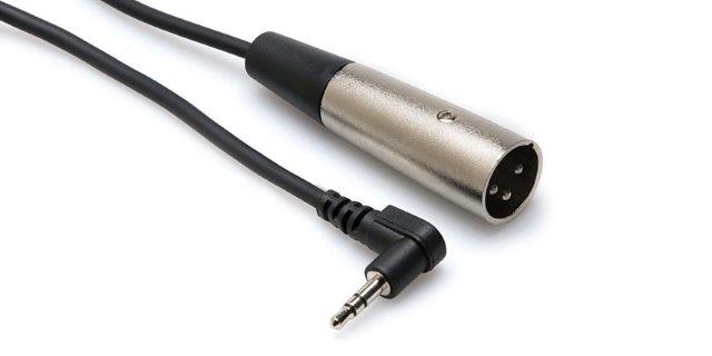 15 FT CABLE RIGHT ANGLE 3.5MM TO XLR MALE