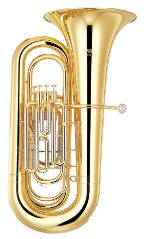 YAMAHA YBB321S DOUBLE B FLAT TUBA 4 VALVE SILVERPLATED