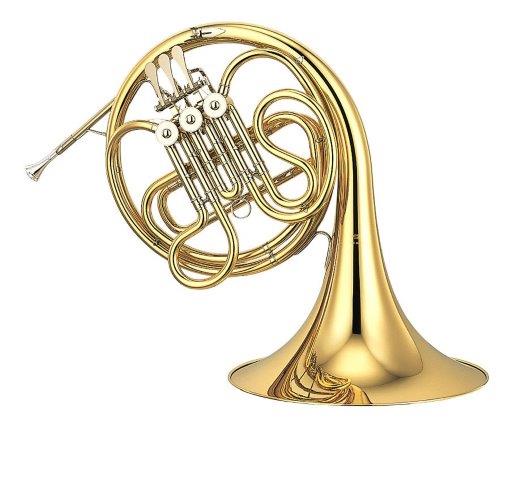 YAMAHA YHR314II F FRENCH HORN SINGLE CLEAR LACQUER YELLOW BRASS