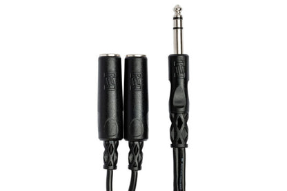 HOSA Y Cable 1/4" TRS To Dual 1/4" TRSF |  YPP118