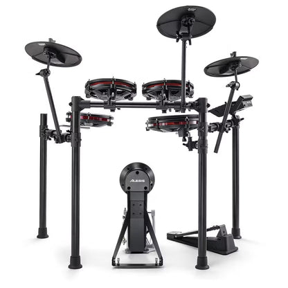 8 Piece Electronic Drum Kit w Mesh Heads and Blu
