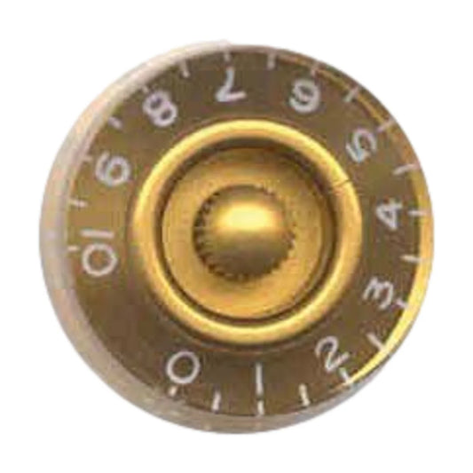 AMS Guitar LP Style Control Knob | Gold | Samerican Pot Shaft