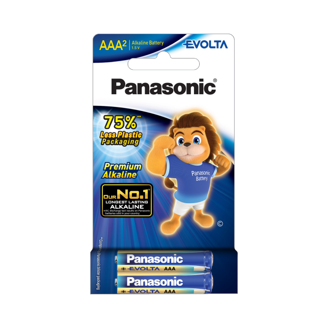 Panasonic AA Evolta Batteries - Pack of 2