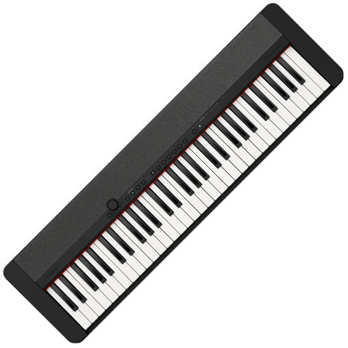 Casio CT-S1BK 61-Key Portable Keyboard with Stand & Bag