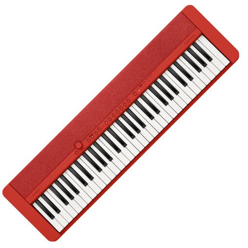 Casio Casiotone CT-S1RD 61-Key Keyboard - Red | Includes Stand & Bag