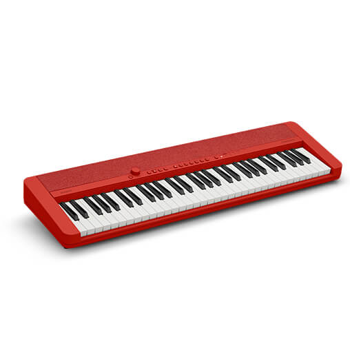 Casio Casiotone CT-S1RD 61-Key Keyboard - Red | Includes Stand & Bag
