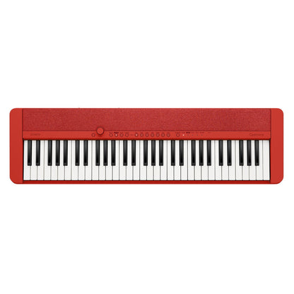 Casio Casiotone CT-S1RD 61-Key Keyboard - Red | Includes Stand & Bag