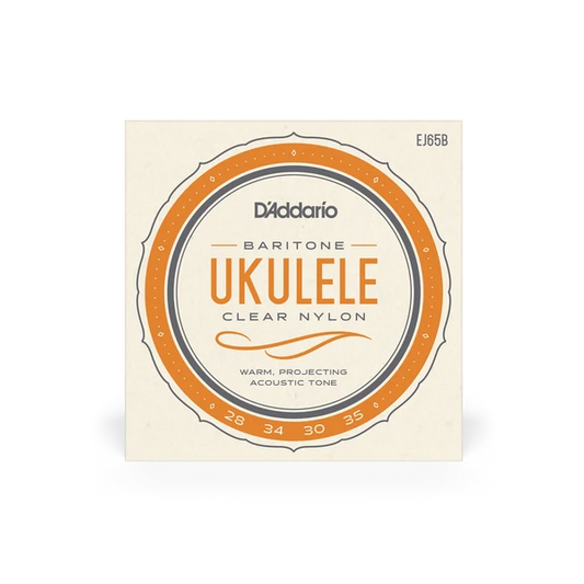 Daddario EJ65B Baritone Ukelele String Set | Nickel Silver | Nylon | Wound 3rd & 4th