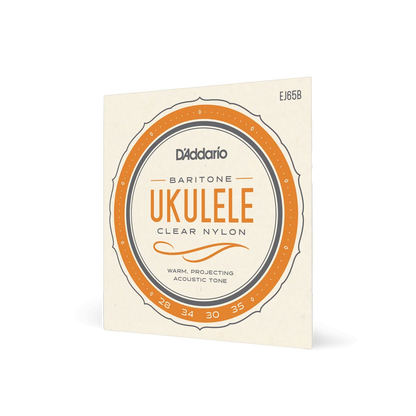 Daddario EJ65B Baritone Ukelele String Set | Nickel Silver | Nylon | Wound 3rd & 4th