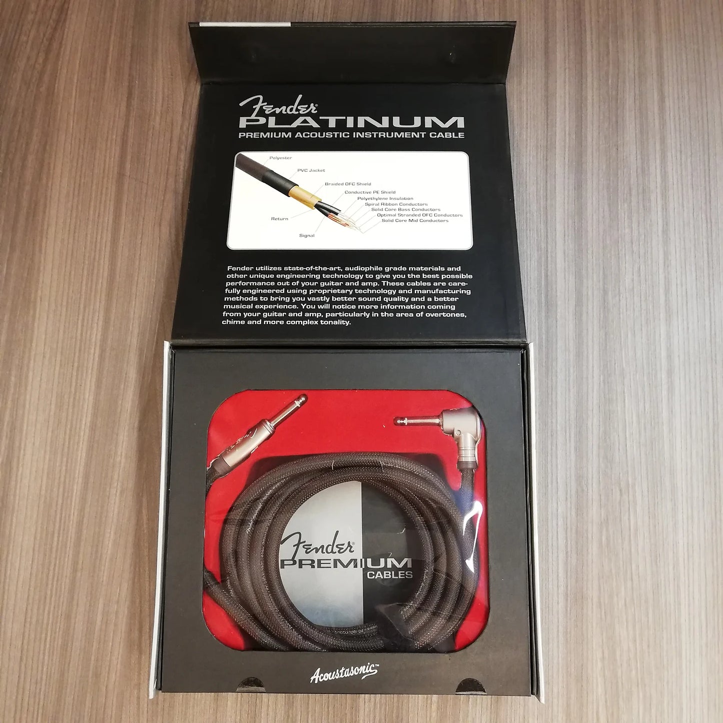 PREMIUM PLATINUM CABLE 20FT GUITAR