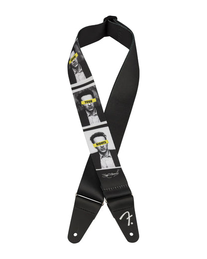 Fender Joe Strummer Know Your Rights Strap Black/White 2