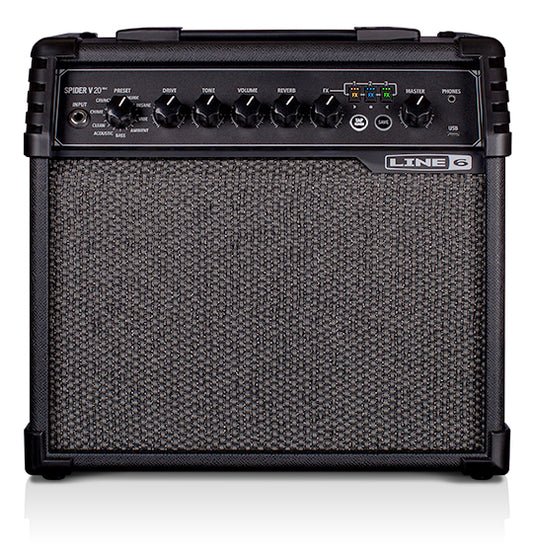 SPIDER V 20 MKII 20 WATT MODELLING GUITAR AMP