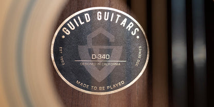 Guild D-340 Acoustic Guitar | Natural WB